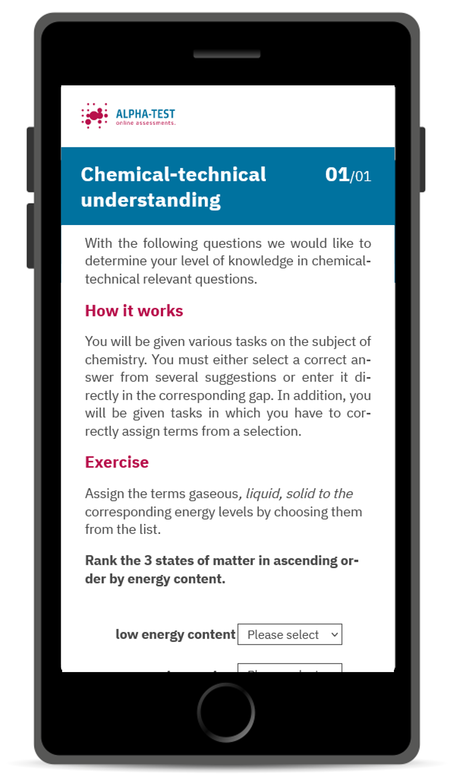 Chemical-technical Understanding